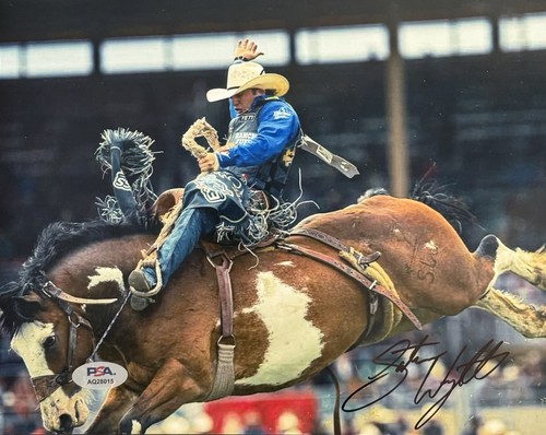 Statler wright signed auto - auto, nfr