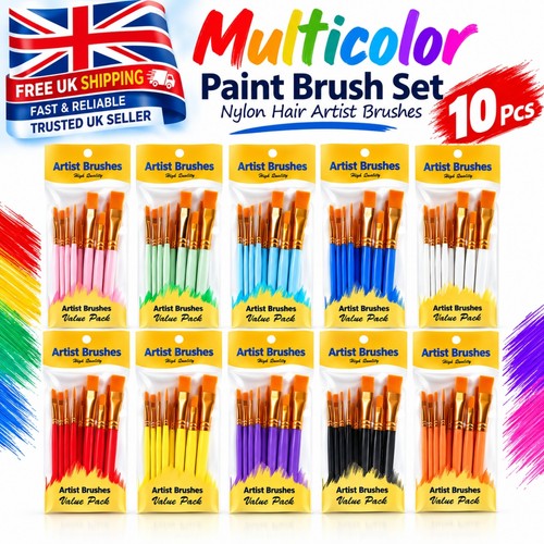 Artist paint brush set - 10,