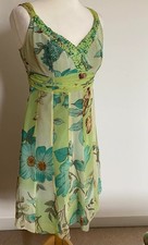 Per Una M&S Dress Green Floral