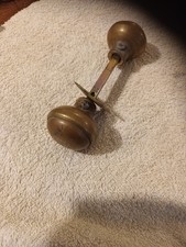 Pair of Vintage Brass door