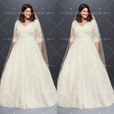 Plus Size Wedding Dress 3/4
