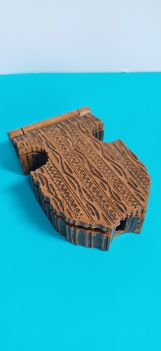 Victorian carved wooden pocket - victorian,