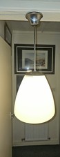 Art Deco Opaline Ceiling Light