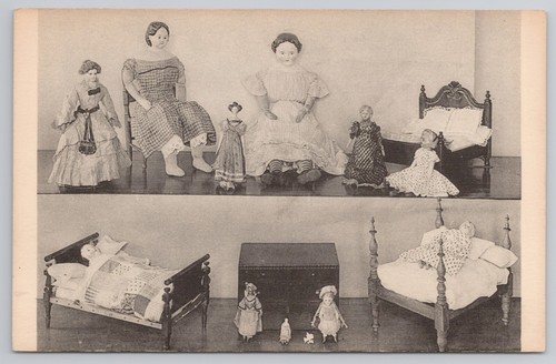Old dolls furniture - dolls,
