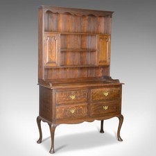 Antique Dresser, English, Oak