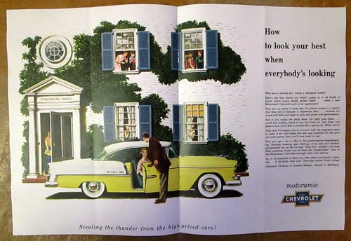 1955 chevy bel - chevy, "look