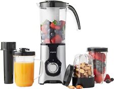 Emperial Food Blender 4 in 1 Smoothie Maker Fruit Juicer Coffee Grinder Silver