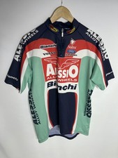 Nalini Cycling Jersey Alessio Bianchi Team Vintage | Men's | Green/Blue/Red | XL
