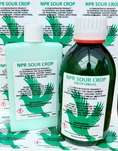 Sour crop antifungal - crop, treatment