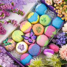 14Pcs Natural Bath Bomb Set -