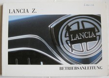 LANCIA Z Car Owners Handbook 1999 #603.45.238 XII-1999 German