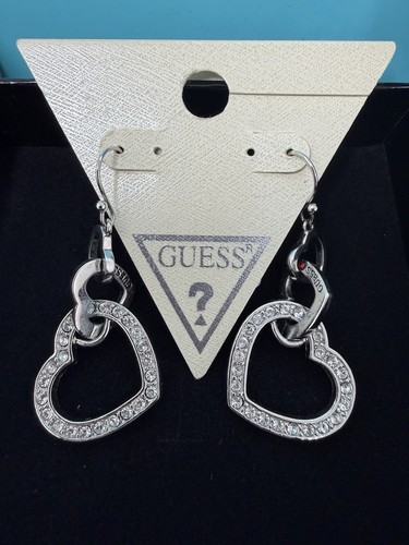 Guess heart drop earrings - drop,