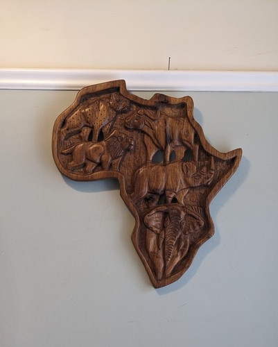 Wooden carved african - wooden,