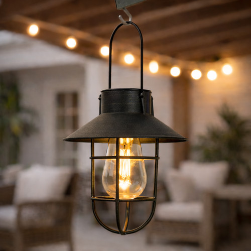 Solar black vintage filament - solar,