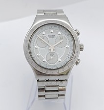 Vintage Swatch Irony James Bond 007 Chronograph Retrograde Mens Swiss Watch