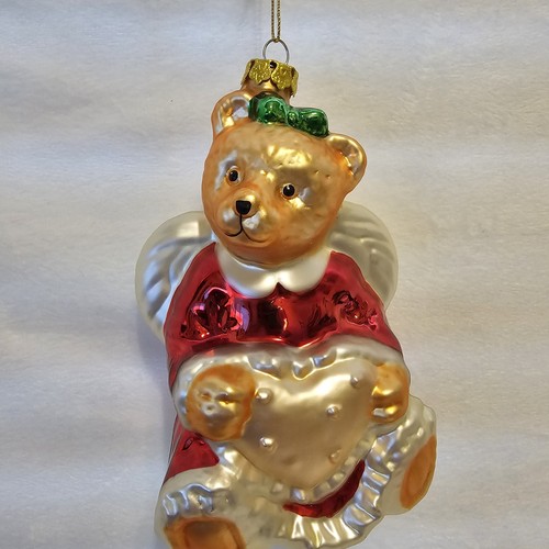 Teddy bear angel - angel, heart