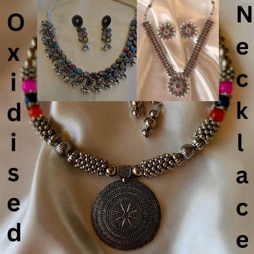Silver oxidised indian - oxidised,