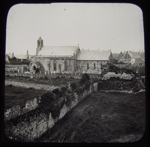 Glass magic lantern slide - lantern,