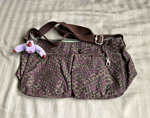 Kipling purple grey - kipling, purple/grey