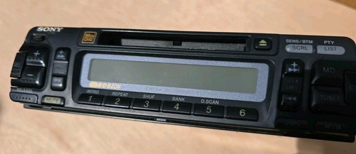 Sony minidisc car radio - sony,