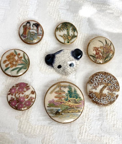 Antique satsuma porcelain - antique,