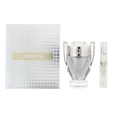 Paco Rabanne Invictus Eau de Toilette 100ml + Eau de Toilette 20ml Gift Set Mens