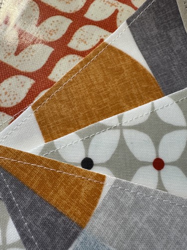 Handmade oilcloth bunting - oilcloth,