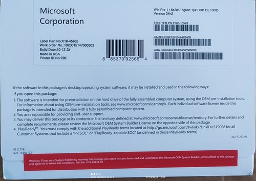 Brand new microsoft windows - microsoft,