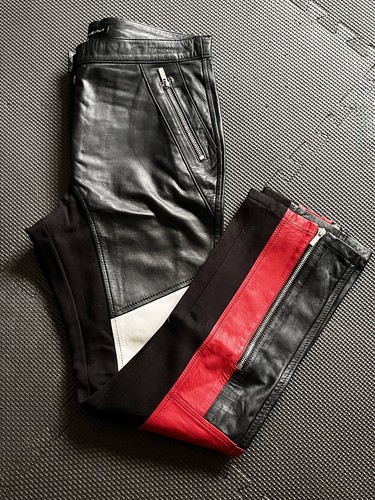 Women real leather biker - real,