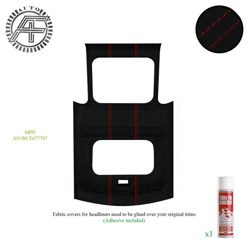 Luxe suede headliner cover - suede,