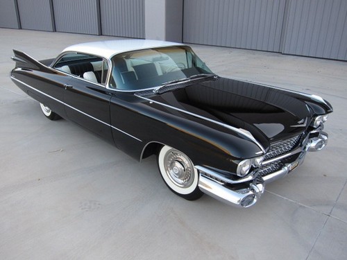 Black 1959 cadillac - black,