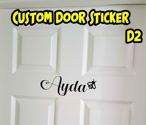 Personalised bedroom door name - personalised,