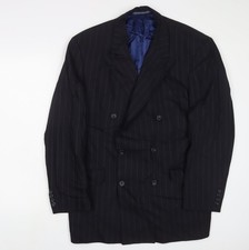 St Michael Mens Blue Striped