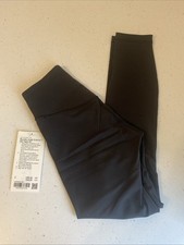 Lululemon Wunder Under Everlux High Rise Tights 25 Inch UK Size 6 Black