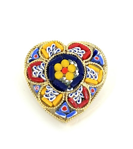 Vintage micro mosaic heart - vintage,