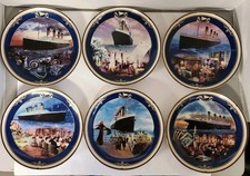 6 Titanic Collectible Plates
