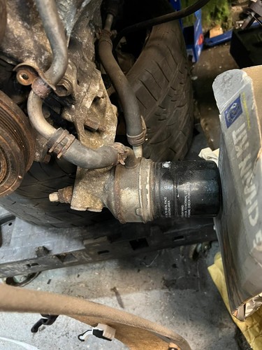 Engine oil cooler - oil, filter
