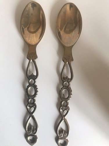 Welsh love spoons set 2 - set, of