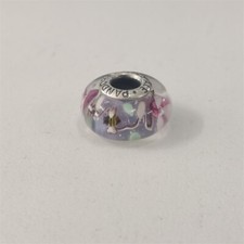 Pandora Murano Enchanted garden Glass charm bead S925 Ale