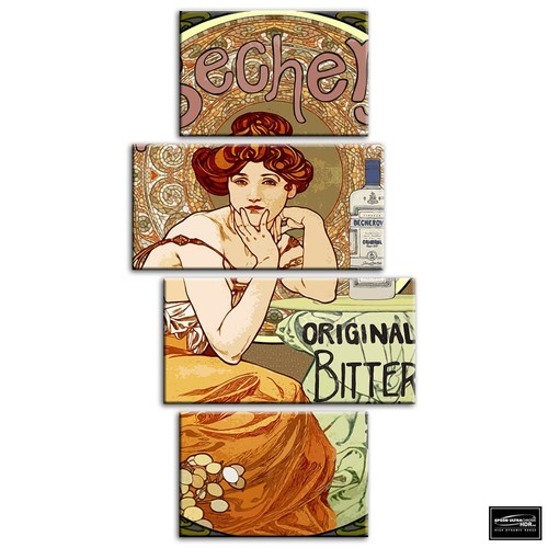 Art nouveau poster vintage - art,
