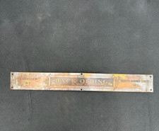 Jack Olding London Aston Martin BSA Riley Supplier Door Sill Strip Badge Emblem