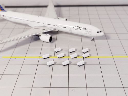 10x white aircraft - 10x,