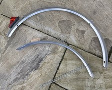 Vintage Silver Mudguard Set -