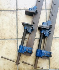 2 x Irwin Record T136/7 136/7 T-Bar Clamp 1370mm 54in Capacity Welding Welder