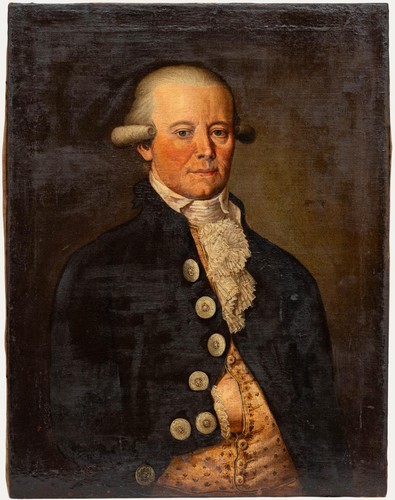 18th century oil gentleman - oil,