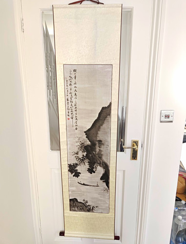 Chinese ink landscape hanging - chinese,