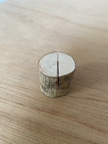 Small wooden place name - wooden,