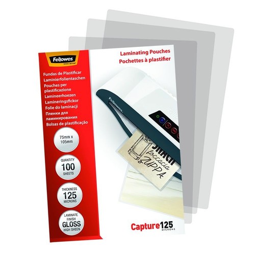 Laminating pouches gloss - gloss, 125