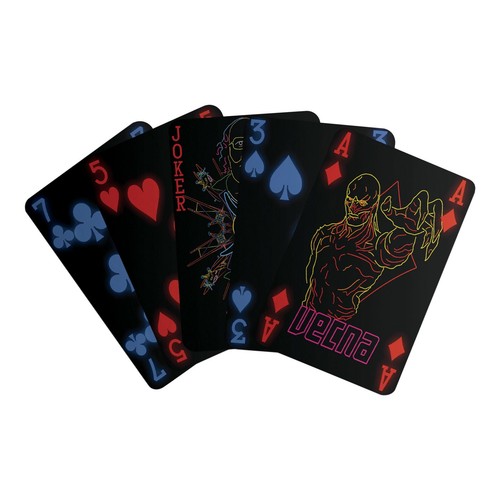 Stranger things playing - stranger, cards