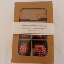 Set of 6 Mercury Glass